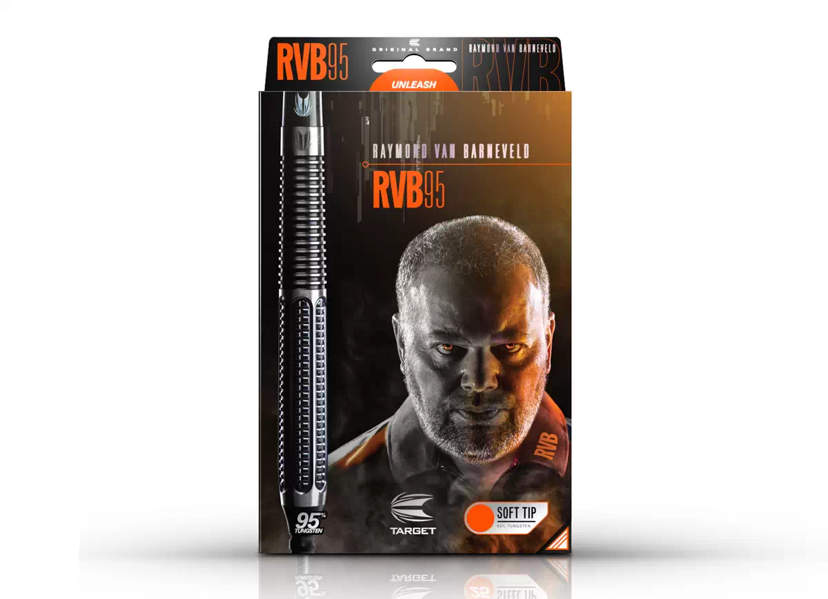 Amazon.com : Target Darts Raymond Van Barneveld RVB 95 Gen 4 95% Tungsten  Swiss Point Steel Tip Darts Set : Sports & Outdoors